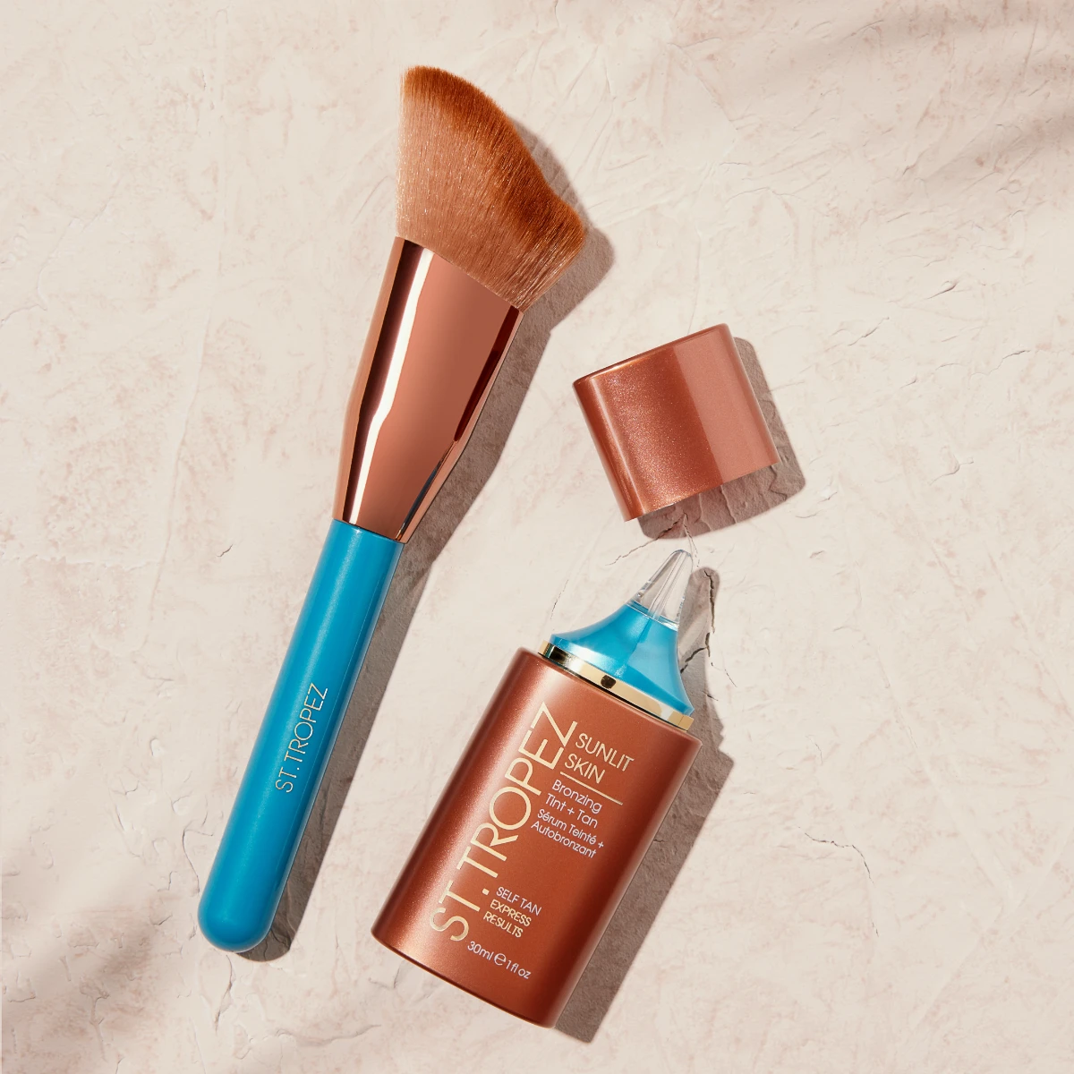 Self Tan Express Sunlit Skin Bronzing Tint + Tan - Bild 2